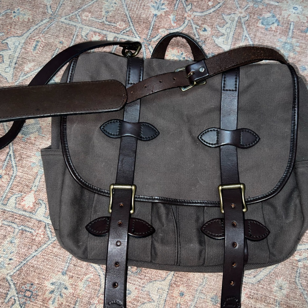 Filson Medium Rugged Twill Field Bag - a classic piece, $495 new